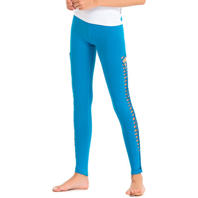 Pantalones Yoga Transpirables con Diseño Calado para Mujer - Image 3
