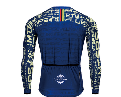 Jersey de Ciclismo Manga Larga con Estampado - Transpirable y Secado Rápido - Image 3