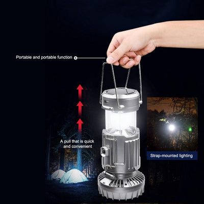 Ventilador Solar Portátil Impermeable para Camping y Actividades al Aire Libre - Image 4