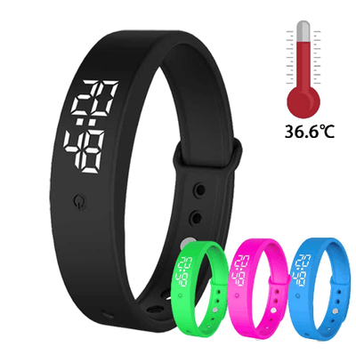 Pulsera Inteligente V9 con Monitoreo de Temperatura Corporal - Image 12