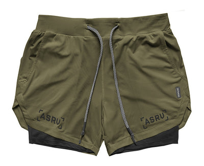 Pantalones de Entrenamiento Tres Cuartos de Secado Rápido con Doble Capa - Image 17