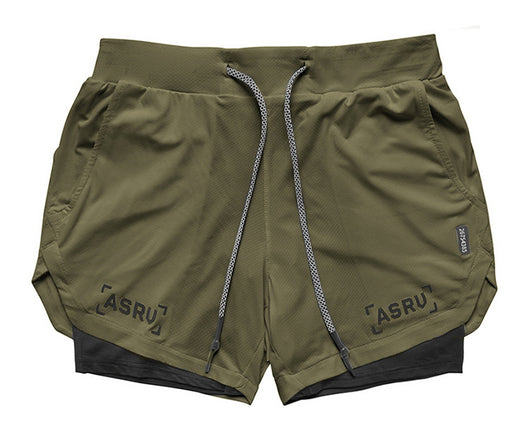 Pantalones de Entrenamiento Tres Cuartos de Secado Rápido con Doble Capa - Image 5