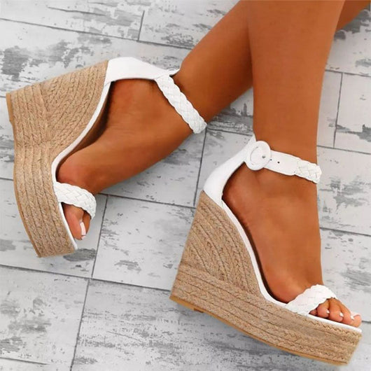 Sandalias Cuña Cómodas Talla Grande para Mujer - Image 3