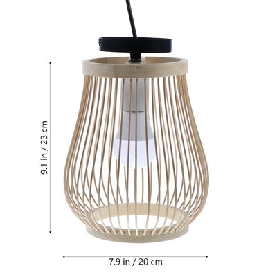 Lámpara Colgante Bambú Estilo Zen - Diseño Artesanal Japonés - Image 3