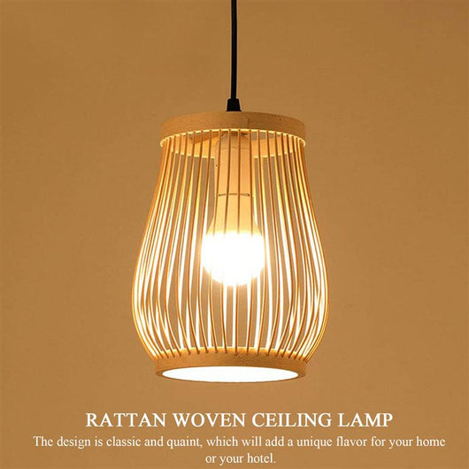 Lámpara Colgante Bambú Estilo Zen - Diseño Artesanal Japonés - Image 5