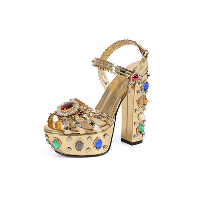 Sandalias Tacón Alto Rome Talla Grande para Mujer - Image 8