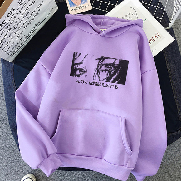 Moletom Punk com Estampa de Horror Japonês - Design Casual e Divertido