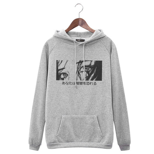 Sudadera Punk con Estampado de Horror Japonés - Diseño Casual y Divertido - Image 3