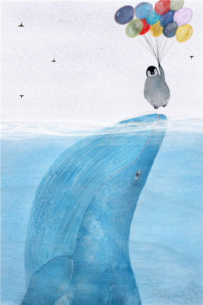Cuadro Digital de Ballena Azul sin Marco para Decoración de Pared - Image 16