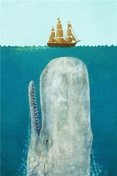 Cuadro Digital de Ballena Azul sin Marco para Decoración de Pared - Image 5