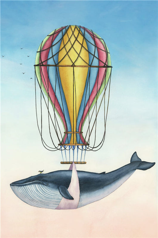 Cuadro Digital de Ballena Azul sin Marco para Decoración de Pared - Image 7