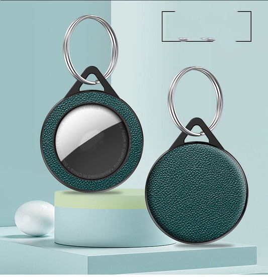 Funda Protectora de Cuero Premium para Apple AirTag