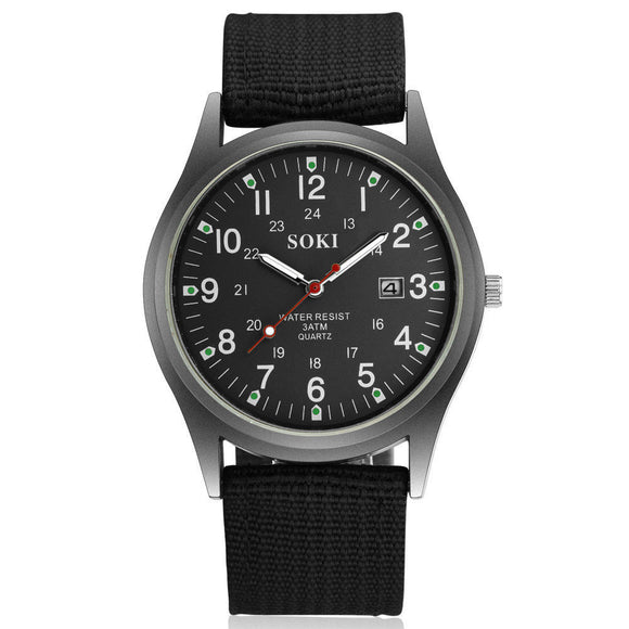 Reloj Deportivo Hombre Cuarzo Luminoso Pantalla Fecha Casual