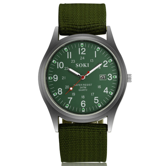 Reloj Deportivo Hombre Cuarzo Luminoso Pantalla Fecha Casual
