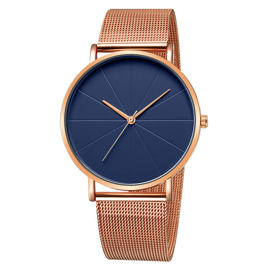 Reloj de Pareja Minimalista con Malla Negra - Diseño Europeo Unisex - Image 14
