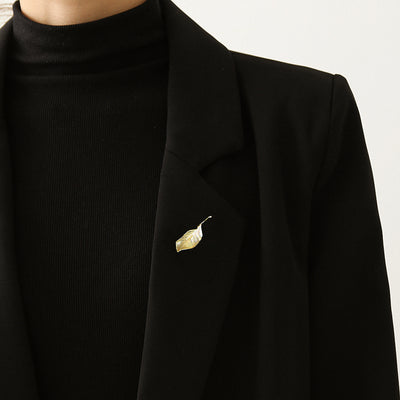 Broche de Hoja en Plata 925 - Accesorio Elegante para Traje y Chaqueta - Image 9