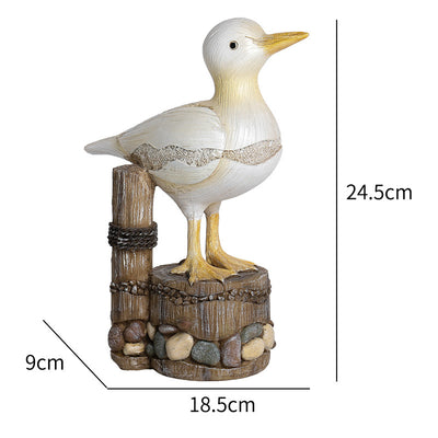Estatua de Gaviota en Resina - Decoración Costera para Hogar y Oficina - Image 3