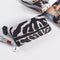 Leopard Print Women's Long Wallet With Zipper And Multiple Compartments C