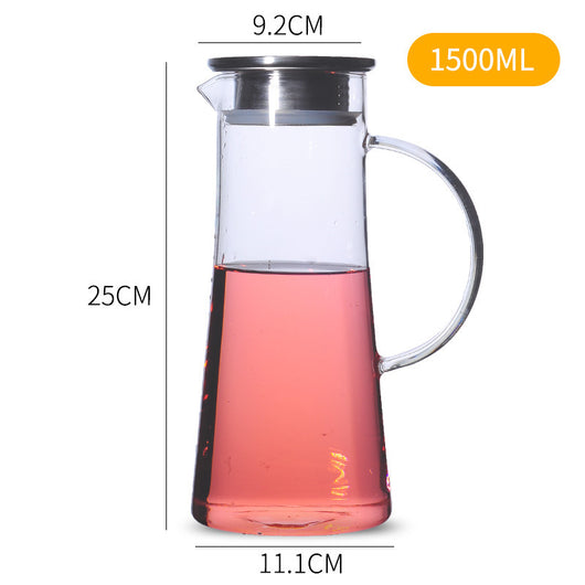 Jarra de Vidrio Transparente Gran Capacidad - Botella Refrescante para Bebidas - Image 4