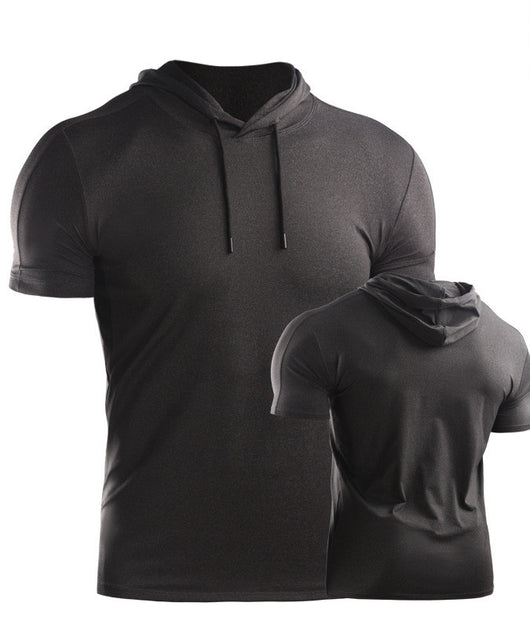 Playera Deportiva Slim Fit con Capucha - Musculatura Definida para Gym - Image 9