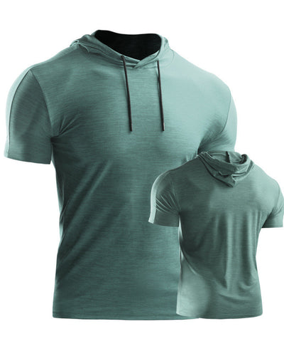 Playera Deportiva Slim Fit con Capucha - Musculatura Definida para Gym - Image 13