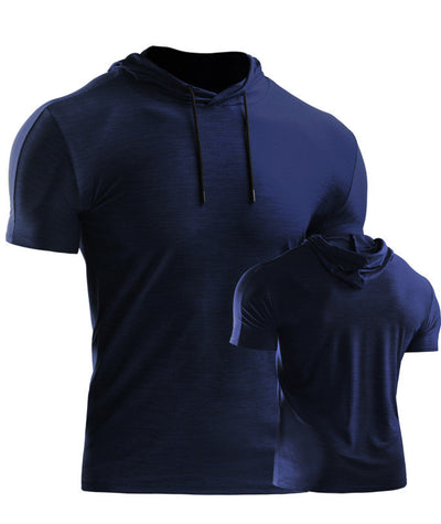 Playera Deportiva Slim Fit con Capucha - Musculatura Definida para Gym - Image 11