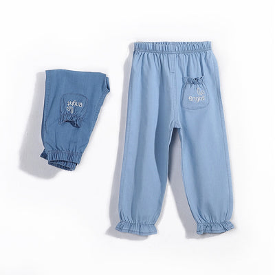 Pantalones Vaqueros Antiinsectos para Niñas con Pie Integrado - Image 3