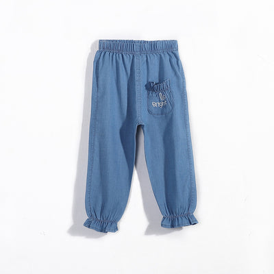 Pantalones Vaqueros Antiinsectos para Niñas con Pie Integrado - Image 2
