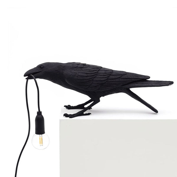 Lámpara de Mesa Pájaro Auspicioso - Diseño Animal Decorativo