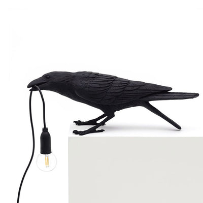 Lámpara de Mesa Pájaro Auspicioso - Diseño Animal Decorativo