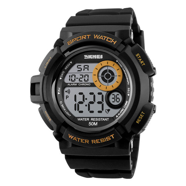 Reloj Deportivo Multifuncional Luminoso para Hombre - Resistente al Agua