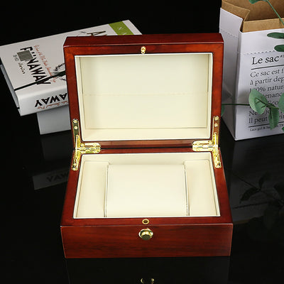 Caja de Reloj y Joyero de Madera Personalizable - Image 4