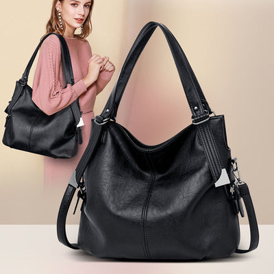 Bolso Vintage de Cuero Genuino para Mamá - Estilo Clásico y Funcional - Image 6