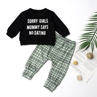 Conjunto de Bebé con Sudadera de Letras y Pantalón Estampado Leopardo - Image 4