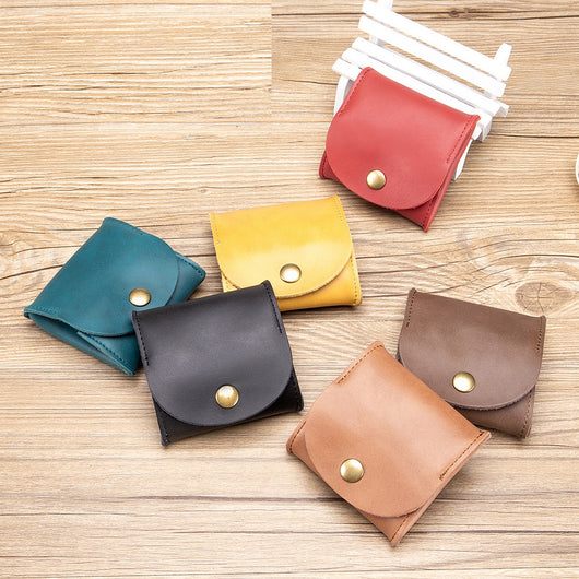 Monedero Retro de Cuero con Bolsillo para Auriculares - Image 7