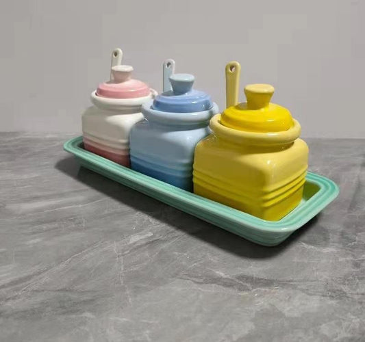 Frasco de Condimentos con Cuchara Medidora - Organizador de Especias Cocina - Image 2