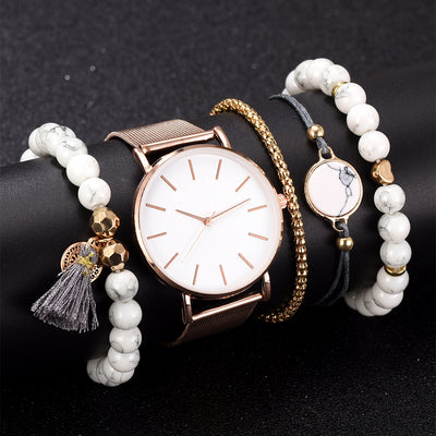 Reloj Casual para Mujer con Pulsera Combinada y Cierre de Pasador - Image 7