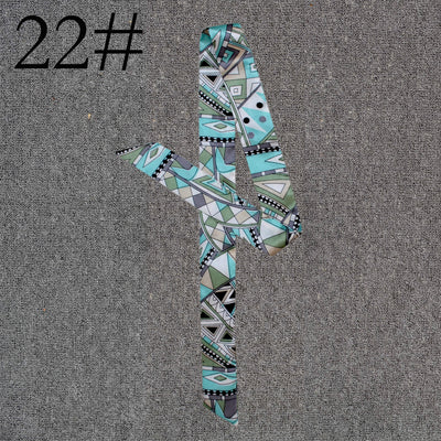 Pañuelo de Seda Largo con Lazo Decorativo Envuelto en la Asa - Image 22