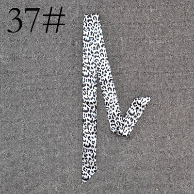 Pañuelo de Seda Largo con Lazo Decorativo Envuelto en la Asa - Image 37