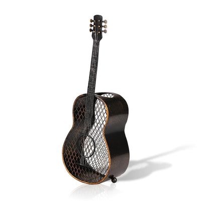 Soporte Decorativo para Botellas de Vino en Forma de Guitarra - Artesanía Metal - Image 9