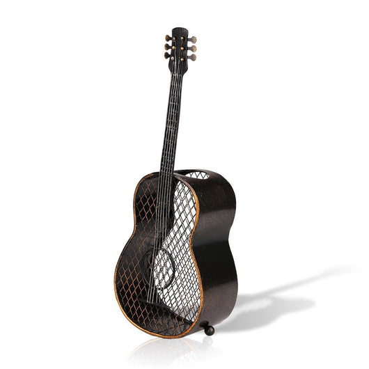 Soporte Decorativo para Botellas de Vino en Forma de Guitarra - Artesanía Metal - Image 4