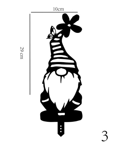 Decoración Navideña Santa Claus Acrílico Hueco para Jardín - Image 17