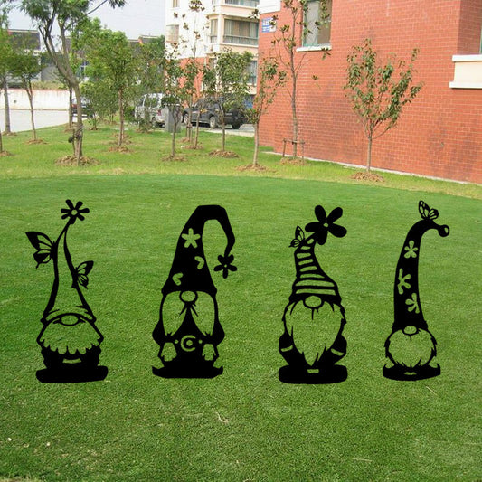 Decoración Navideña Santa Claus Acrílico Hueco para Jardín