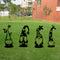 Decoración Navideña Santa Claus Acrílico Hueco para Jardín