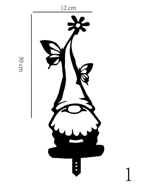 Decoración Navideña Santa Claus Acrílico Hueco para Jardín - Image 10