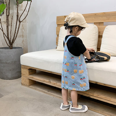 Falda Vaquera con Tirantes para Niñas - Diseño Adorable - Image 14