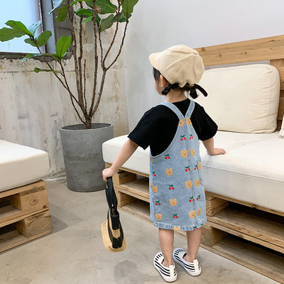 Falda Vaquera con Tirantes para Niñas - Diseño Adorable - Image 13