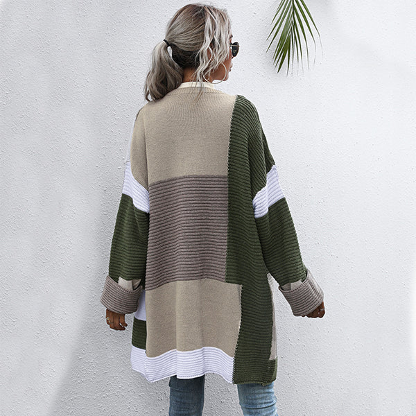 Cardigan Tejido Grueso Otoño Invierno para Mujer - Abrigo Elegante Aroma Delicado