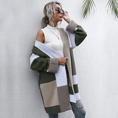 Cardigan Tejido Grueso Otoño Invierno para Mujer - Abrigo Elegante Aroma Delicado - Image 3