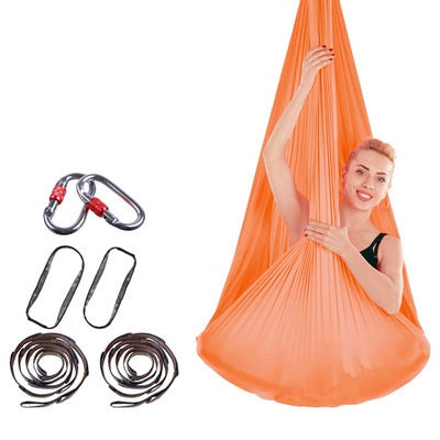 Hamaca Aérea Elástica para Yoga y Ejercicio en Casa - Image 9